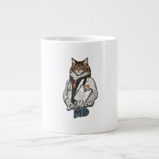Dr. Meow MD - Funny Cat Doctor Jumbo Coffee Mug