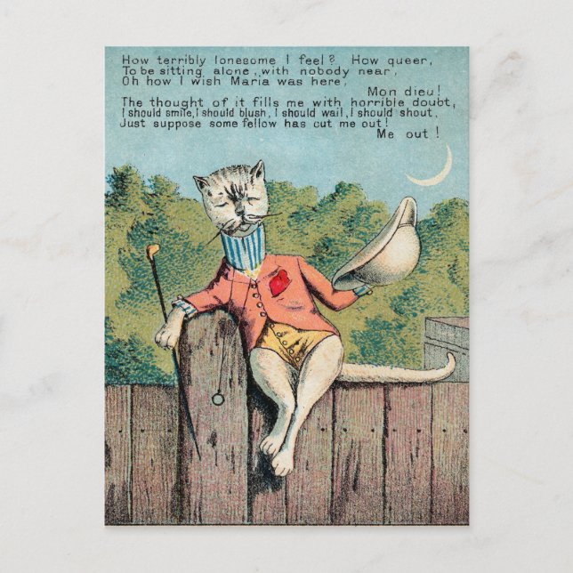 Dr Morse Cat Trade Card #2 (of 4) (Front)