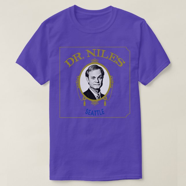 Dr Niles Crane 90s Aesthetic Design T-Shirt (Design Front)