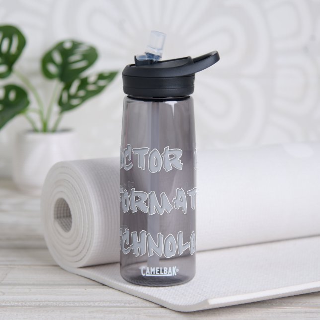 Dr of Information Technology Water Bottle (Yoga)