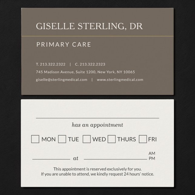 Dr. Office Appointment Reminder Card (Creator Uploaded)