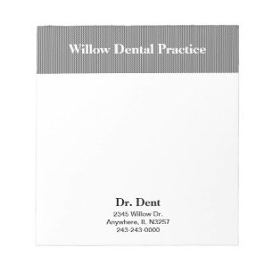 Dr. or Dentist Business Notepad
