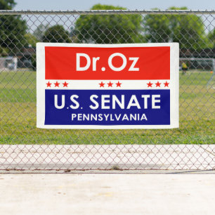 Dr. Oz U.S. Senate Pennsylvania  Banner