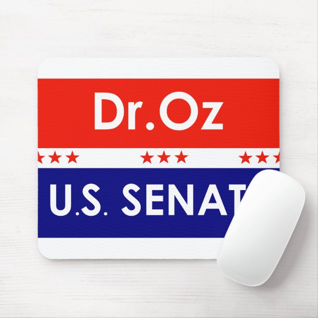 Dr. Oz US Senate Pennsylvania Mouse Mat (With Mouse)