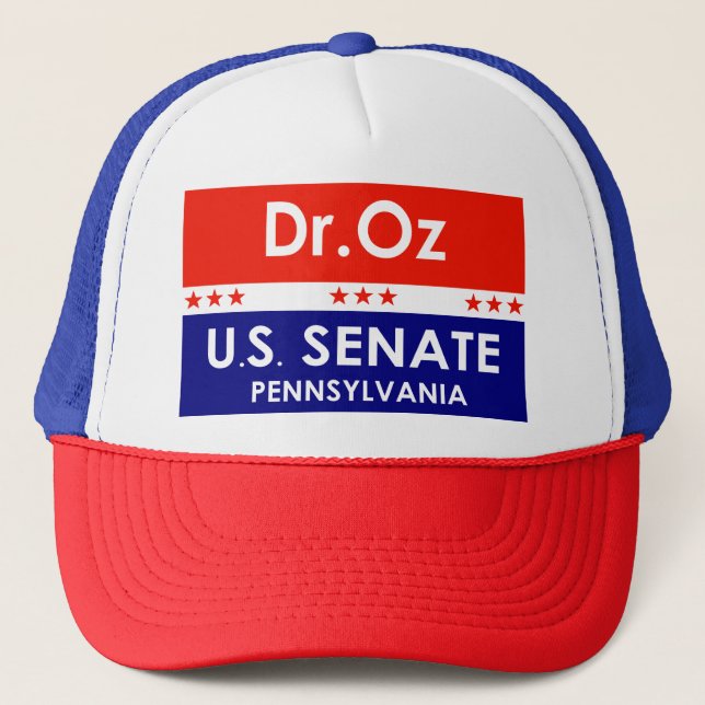 Dr. Oz US Senate Pennsylvania Trucker Hat (Front)