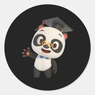 Dr Panda Official Classic Round Sticker