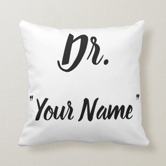 Dr. Pillow Custom Doctor Pillow Doctor Gift Zazzle.co.uk