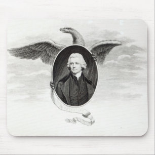 Dr. Priestley, illustration from Philosophers Mouse Mat