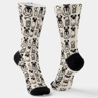Dr Pug Socks