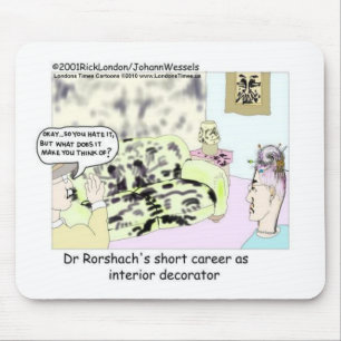 Dr Roarscach Interior Decorator Funny Tees & Gifts Mouse Mat