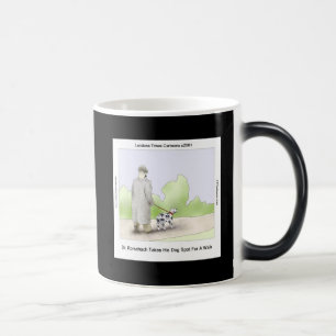 Dr Rorschach Takes Dog Spot 4 A Walk Funny Magic Mug