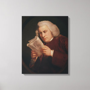 Dr. Samuel Johnson 1775 Canvas Print