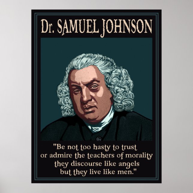 Dr. Samuel Johnson Poster (Front)