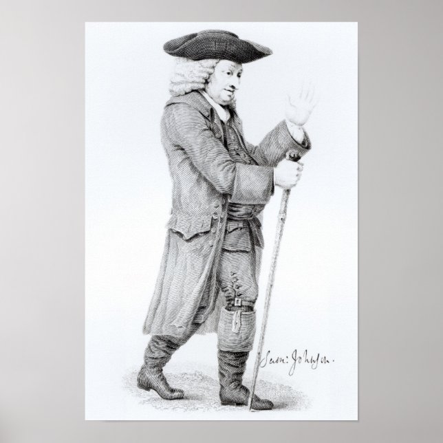Dr Samuel Johnson Poster (Front)