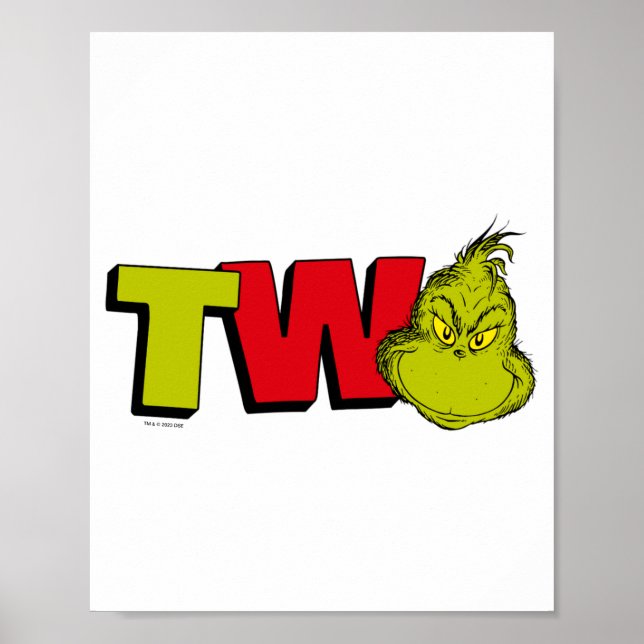 Dr Seuss 2nd Birthday Two Baby  Poster (Front)