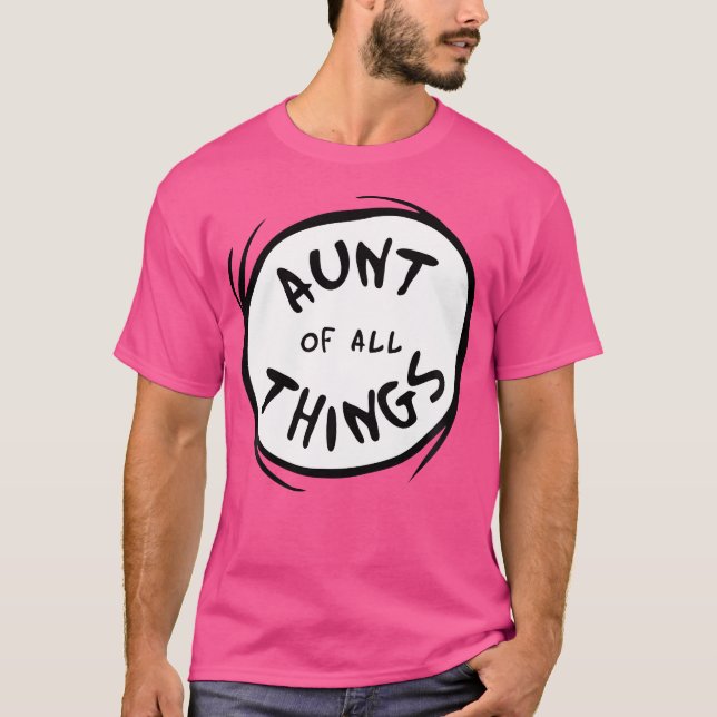 Dr. Seuss Aunt Of All Things Emblem Colour Option T-Shirt (Front)