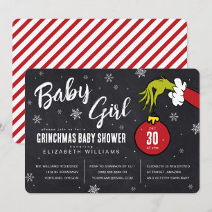 Dr. Seuss Baby Girl Grinch Baby Shower