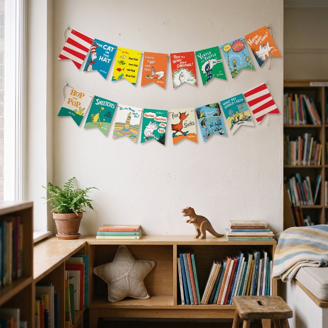 Dr. Seuss Book Titles Bunting (Creator Uploaded)
