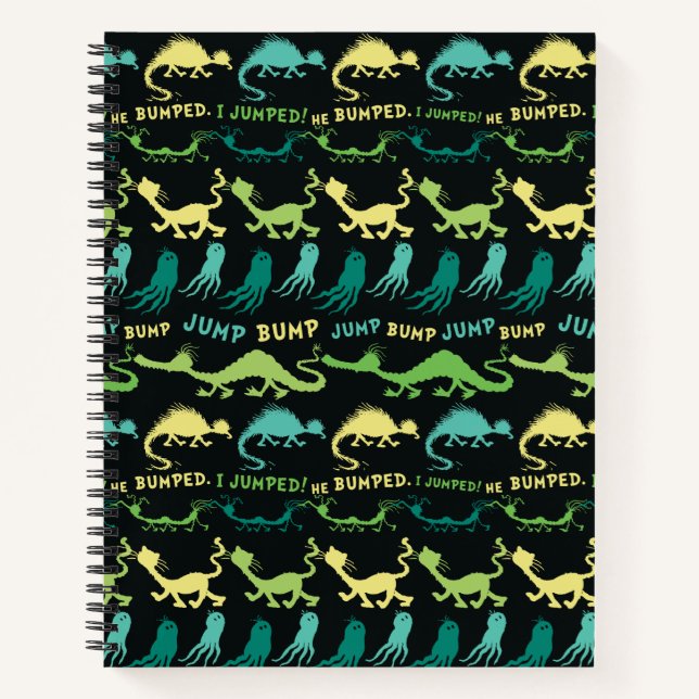 Dr. Seuss | "Bump Jump" Hallowen Pattern Notebook (Front)