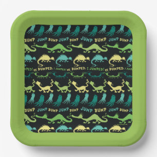 Dr. Seuss   "Bump Jump" Hallowen Pattern Paper Plate