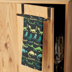 Dr. Seuss "Bump Jump" Hallowen Pattern Tea Towel