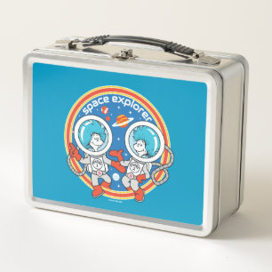 Dr. Seuss   Cadet 1 Cadet 2 Space Explorer Metal Lunch Box