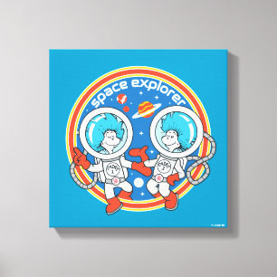 Dr. Seuss Cadet One Cadet Two Space Explorer Canvas Print