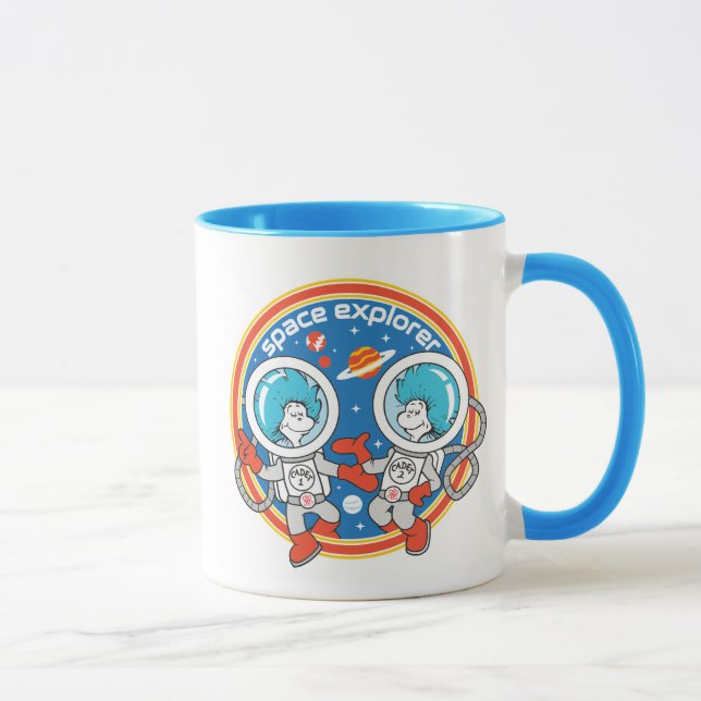 Dr. Seuss | Cadet One Cadet Two Space Explorer Mug (Right)