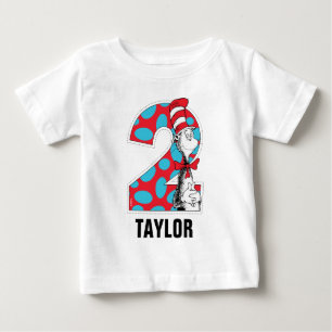 Dr. Seuss   Cat in the Hat 2nd Birthday Baby T-Shirt