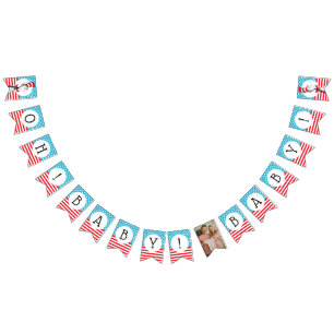 Dr. Seuss - Cat in the Hat Baby Shower Bunting