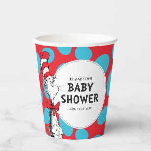 Dr. Seuss Cat in the Hat Baby Shower Paper Cups