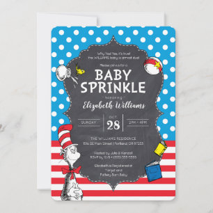 Dr. Seuss - Cat in the Hat Baby Sprinkle Invitation