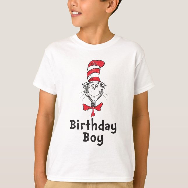 Dr. Seuss Cat in the Hat Birthday Boy T-Shirt (Front)