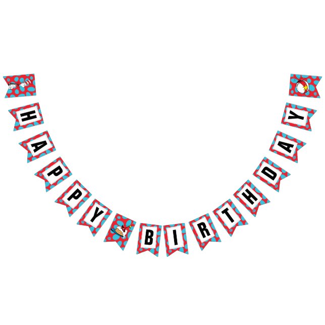 Dr. Seuss | Cat in the Hat Birthday Bunting (All)