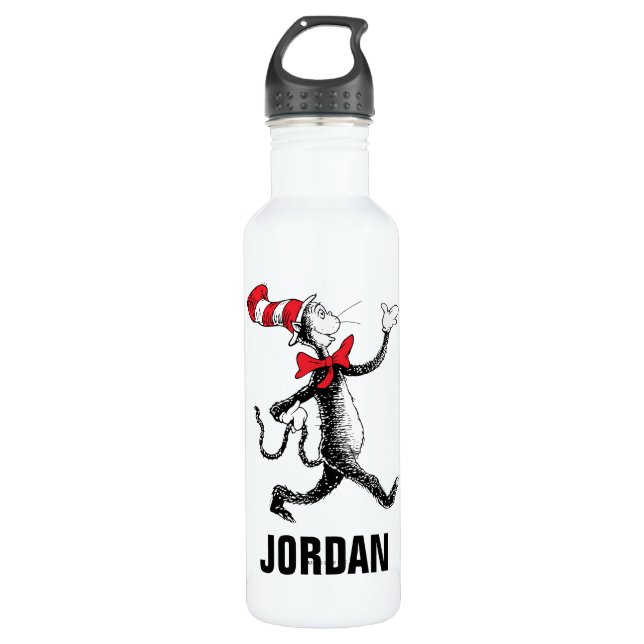 Dr. Seuss | Cat in the Hat Cat Walk 710 Ml Water Bottle (Front)
