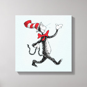Dr. Seuss   Cat in the Hat Cat Walk Canvas Print