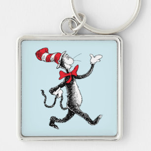 Dr. Seuss   Cat in the Hat Cat Walk Key Ring