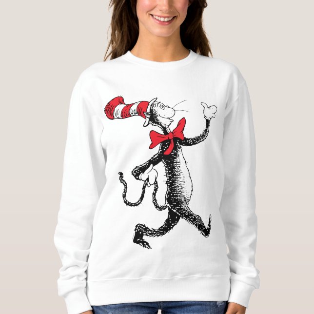 Dr. Seuss | Cat in the Hat Cat Walk Sweatshirt (Front)