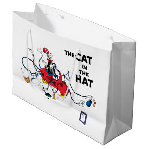 Dr. Seuss Cat in the Hat Cleans Up Large Gift Bag