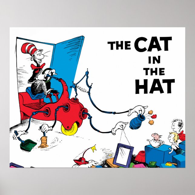 Dr. Seuss | Cat in the Hat Cleans Up Poster (Front)