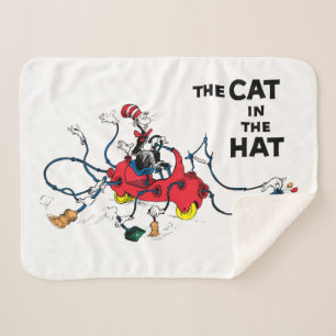 Dr. Seuss   Cat in the Hat Cleans Up Sherpa Blanket