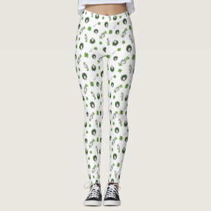 Dr. Seuss   Cat in the Hat Clover Pattern Leggings