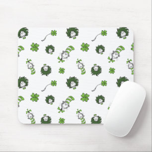 Dr. Seuss   Cat in the Hat Clover Pattern Mouse Mat
