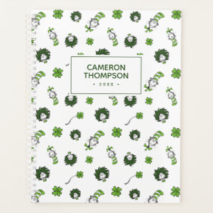 Dr. Seuss   Cat in the Hat Clover Pattern Planner