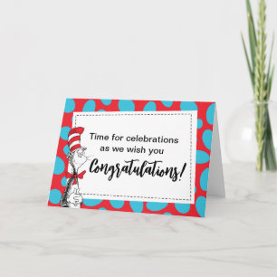 Dr. Seuss Cat in the Hat Congratulations Card