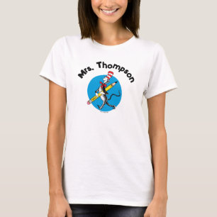Dr. Seuss   Cat in the Hat Custom Name T-Shirt