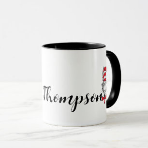 Dr. Seuss   Cat in the Hat Icon Custom Name Mug