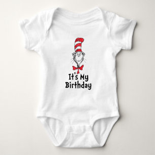 Dr. Seuss Cat in the Hat It's My Birthday Baby Bodysuit