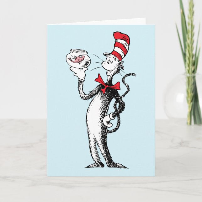 Dr. Seuss | Cat in the Hat & Krinklebine Card (Front)