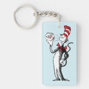 Dr. Seuss Cat in the Hat & Krinklebine Key Ring